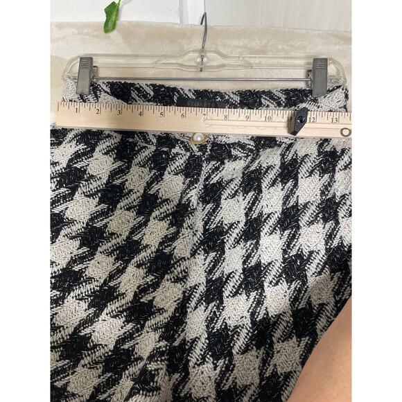 Storets NWT Black & White Houndstooth Wide Leg Womans Pants Size S/M - Picture 5 of 11
